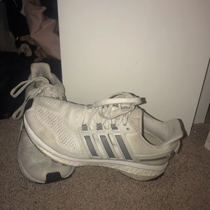 White Adidas Energy Boost